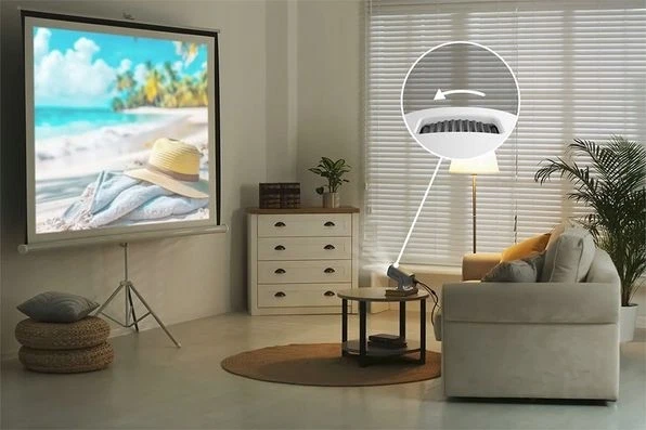 Kiano Vision Projektor led tragbarer Projektor Bluetooth miracast 4k Akku - Bild 3 von 4