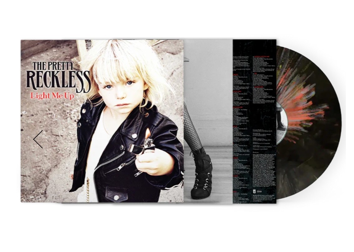 The Pretty Reckless - Light Me Up BLACK MARBLE w/ SPLATTER Vinyl