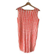 Auth PLEATS PLEASE - White Pink Women's Dress