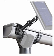 Wasserstein 2-w-1 Uniwersalny uchwyt rynny do inteligentnego aparatu i panelu słonecznego - Czarny