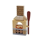 Genuine LEGO® Garden Pizza Oven & Peel Paddle Minifigure Scale Furniture Diner