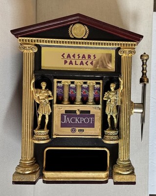 Franklin Mint Caesars Palace slot machines JackPot NO coins Parts or Repair Only