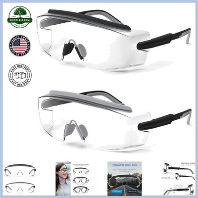 Lightweight Anti-Fog Goggles with Rimless Frame for Enhanced Vision and Comfort