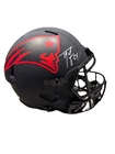 Ty Law Autographed Replica RAVE Helmet Full Size New England Patriots Beckett