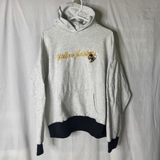 VTG 90s Georgia Tech Yellow Jackets Hoodie Mens Large Crewneck Sweatshirt Grey