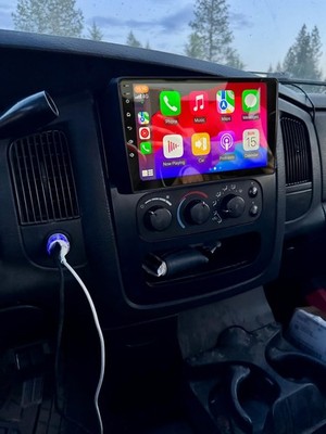 Android 15 Carplay GPS 9'' Stereo Radio RDS for 2003-2005 Dodge Ram 500 2500 3500