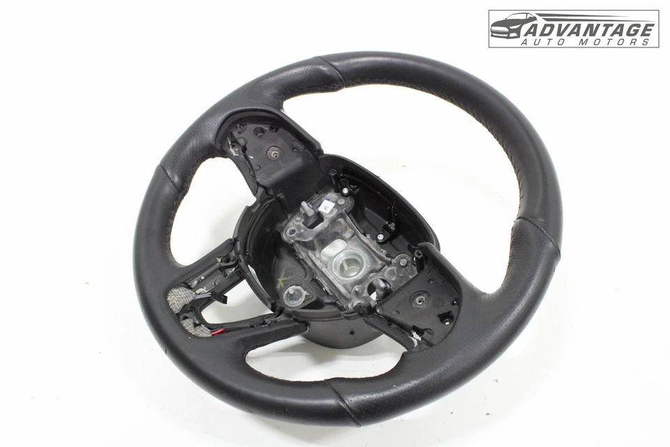 Dodge Charger 2015-2023 anillo volante conductor delantero izquierdo cuero negro OEM Foto 2 de 4