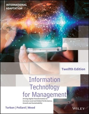 Information Technology for Management by E Turban PAPERBACK 9781119802525