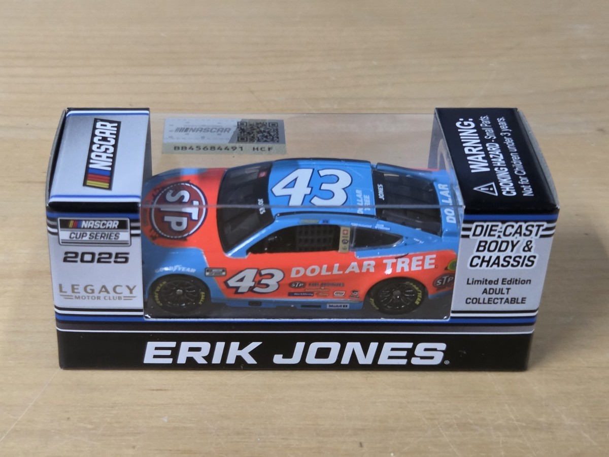 2025 #43 Erik Jones STP Dollar Tree 1/64 Action NASCAR Diecast | eBay