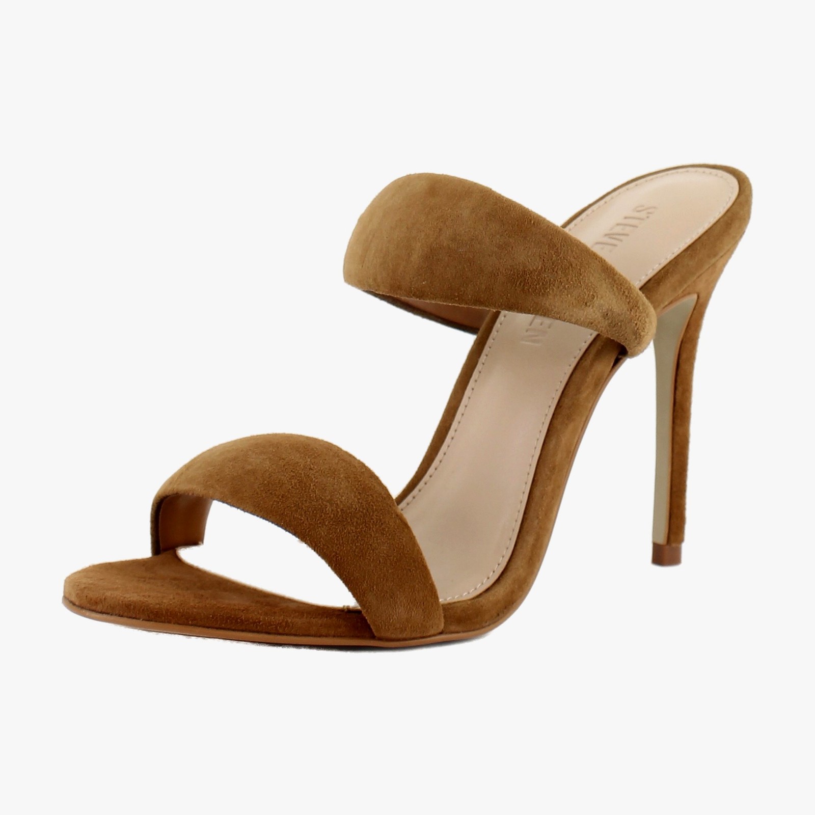 Steve Madden Saturn Womens Heels Chestnut Suede