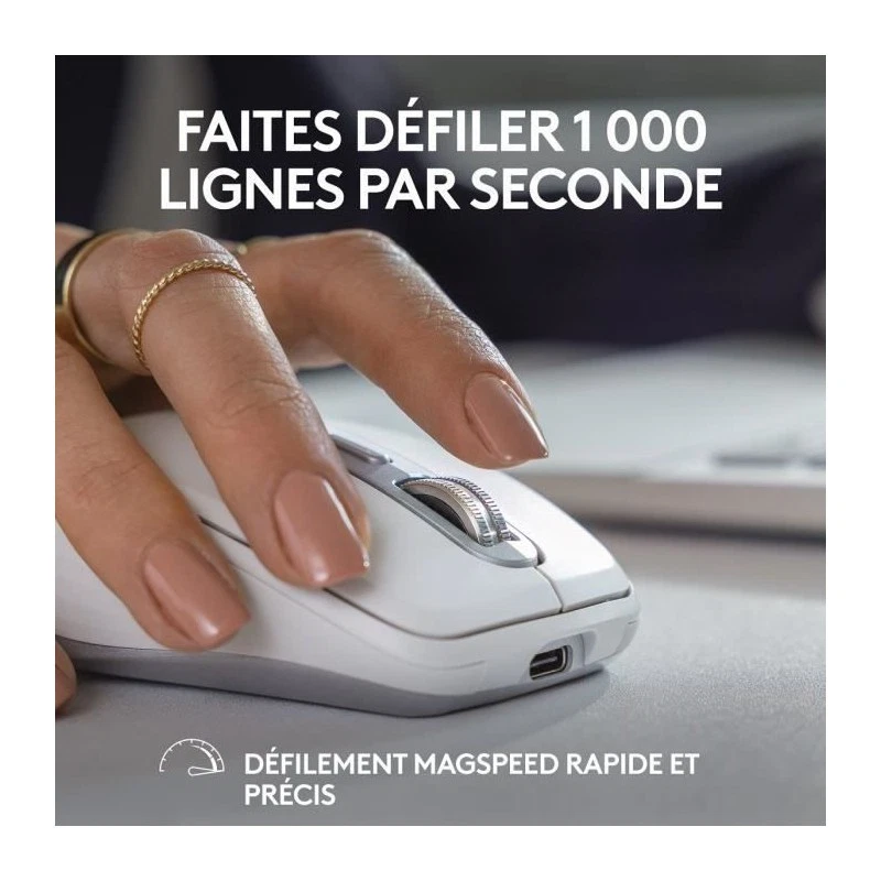 Souris Sans Fil - LOGITECH - MX Anywhere 3S - Bluetooth - Clics Silencieux - 6 b - Photo 4/4
