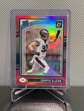 2024 Panini Donruss Optic - Rated Rookie Cooper DeJean #221 Pink Prizm (RC)