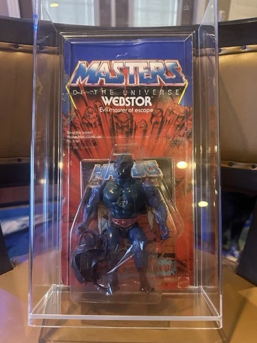Vintage MOTU He-Man Webstor Complete Masters Of The Universe Mattel 1984 W Case!