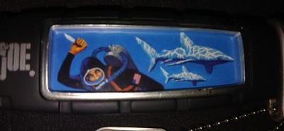 FRANKLIN MINT COLLECTORS KNIFE GI JOE 1964 ACTION FIGURE RARE BLUE  POCKET KNIFE