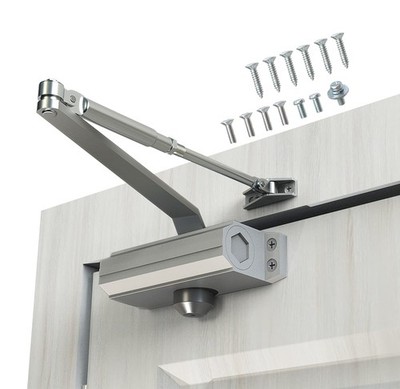 Automatic Door Closer Heavy Duty Fire Prevention Spring Hydraulic Aluminum Al...