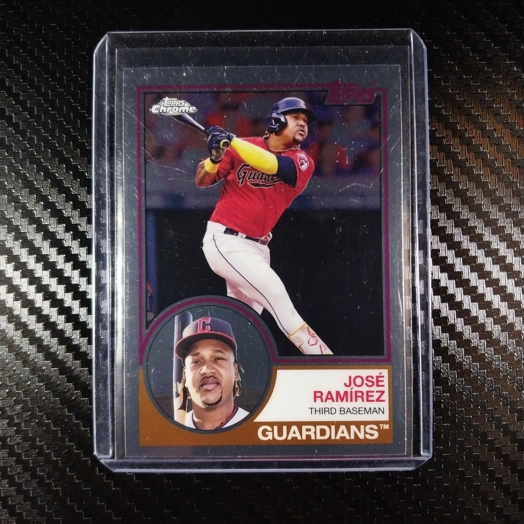 2023 Topps Chrome Lids Mitchell & Ness - 1983 Design Jose Ramirez #83-6