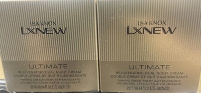 2 PACK Avon Isa Knox LXNEW Ultimate Rejuvenating Dual Night Cream .84 fl oz