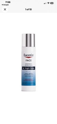 Eucerin Face Immersion Hydration Cream - 2.5 Ounces - New In Box