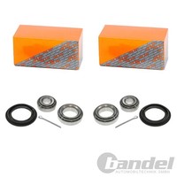 2X Dr!Ve+ RADLAGER-SATZ Hinten Vorne Passend FÜR Opel Ascona Corsa Kadett Manta