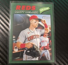 2026 Topps Heritage Matt McLain Green Border Short Print #252 Cincinnati Reds