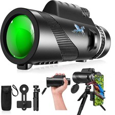 HD Monocular-Monoculars for Adults High Powered,Lightweight  Compact,Large F...