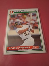 Ozzie Canseco *1991 Score #346  *ROOKIE CARD *RC *Oakland A's *NM+ ****(2/4)****. rookie card picture
