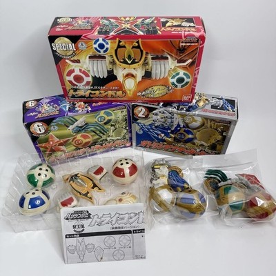 Power Rangers Ninja Storm Hurricaneger 3 set Karakuri Ball BANDAI JAPAN