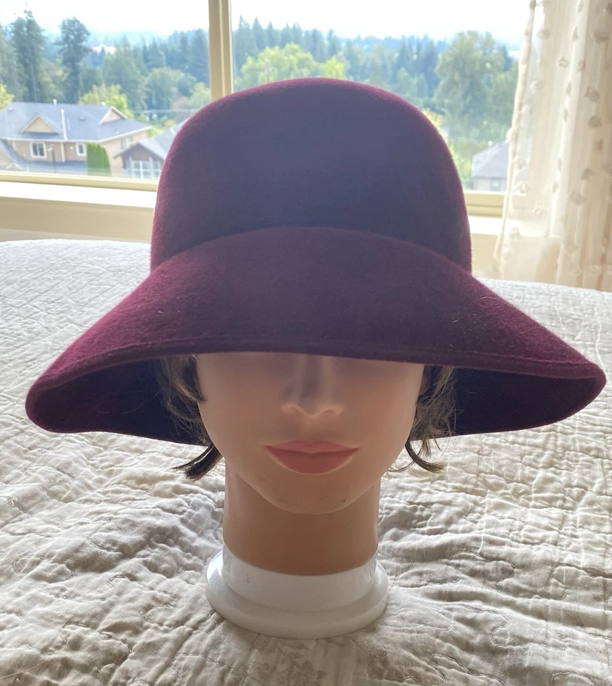 Kaminski Fur Felt Floppy Hat Vintage 70s - Image 4 of 4