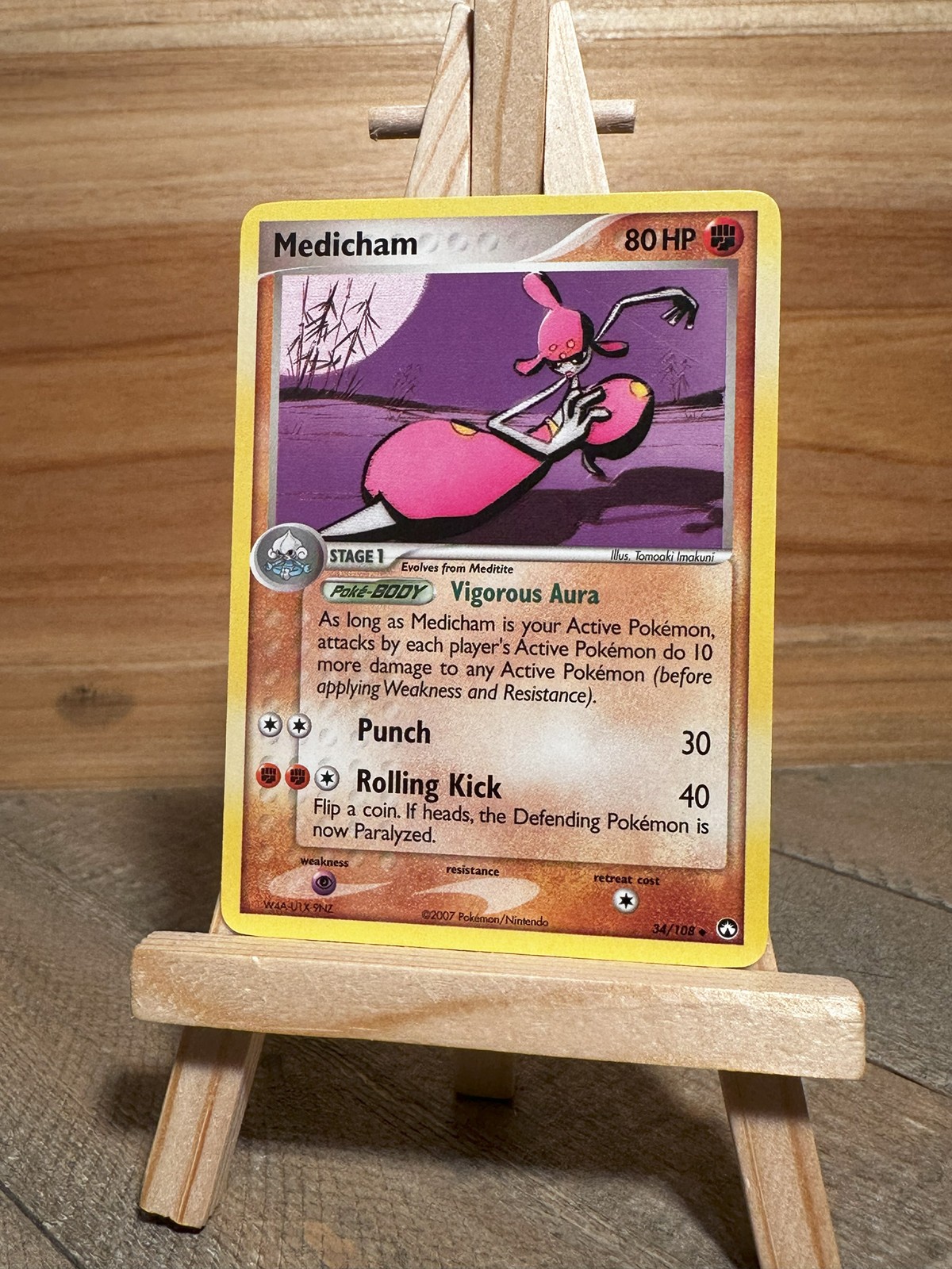Pokemon Power Keepers Uncommon Medicham #34/108 Lightly played