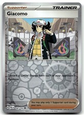 giacomo pokemon card value Giacomo [Reverse Holo] #182 Prices | Pokemon Paldea Evolved