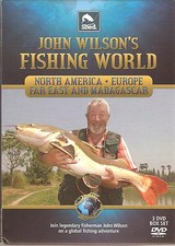 JOHN WILSON'S FISHING WORLD 3 DVD BOX SET NORTH AMERICA, EUROPE & MADAGASCAR