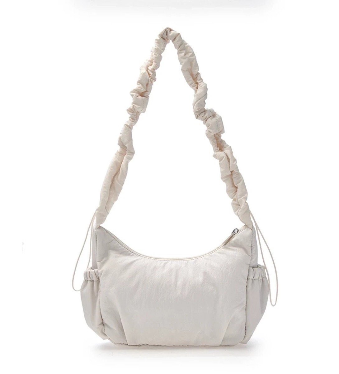 ショルダーバッグ・ポシェット [MLB] Basic Athleisure Hobo Bag MLB Basic Athleisure Hobo Bag NY Cream / Lightweight Daily