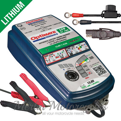OptiMate Lithium 10A Auto / Boot / Caravan / Motorrad Batterieladegerät Next Day