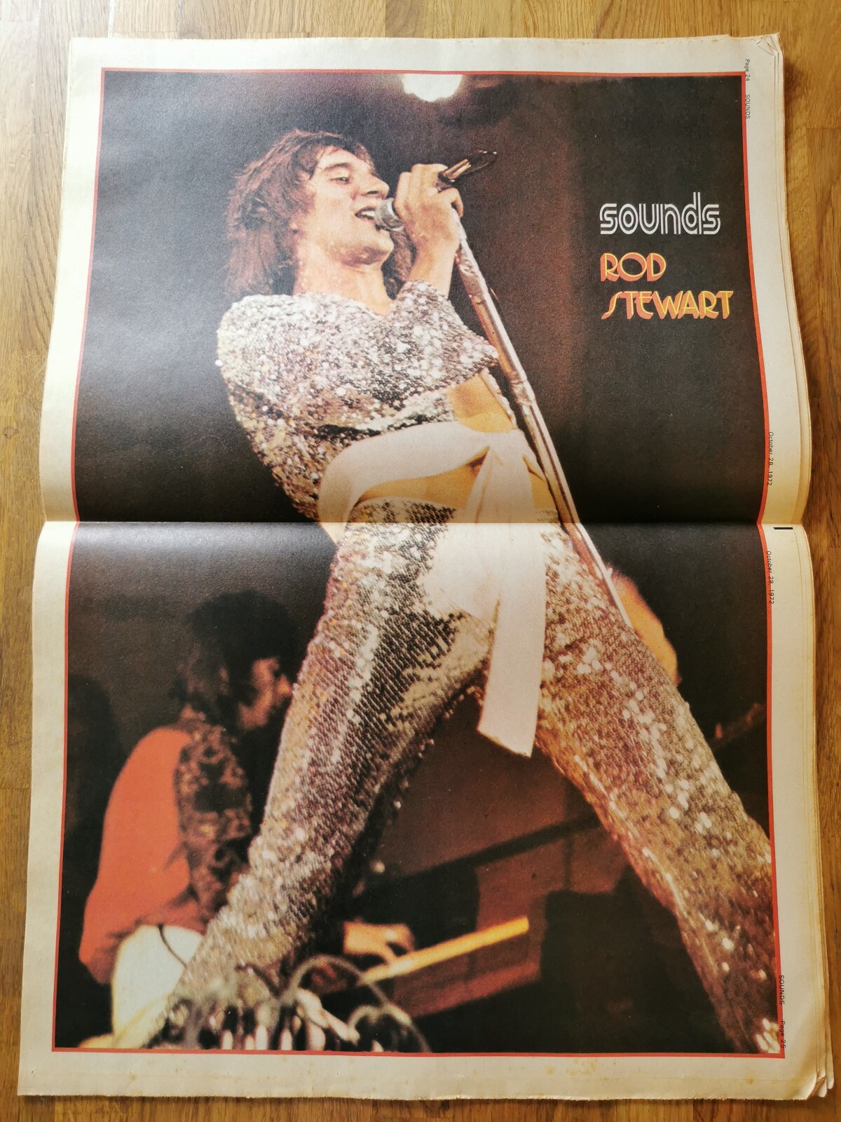 Sounds music newspaper October 28th 1972 Pink Floyd Nick Mason Rod