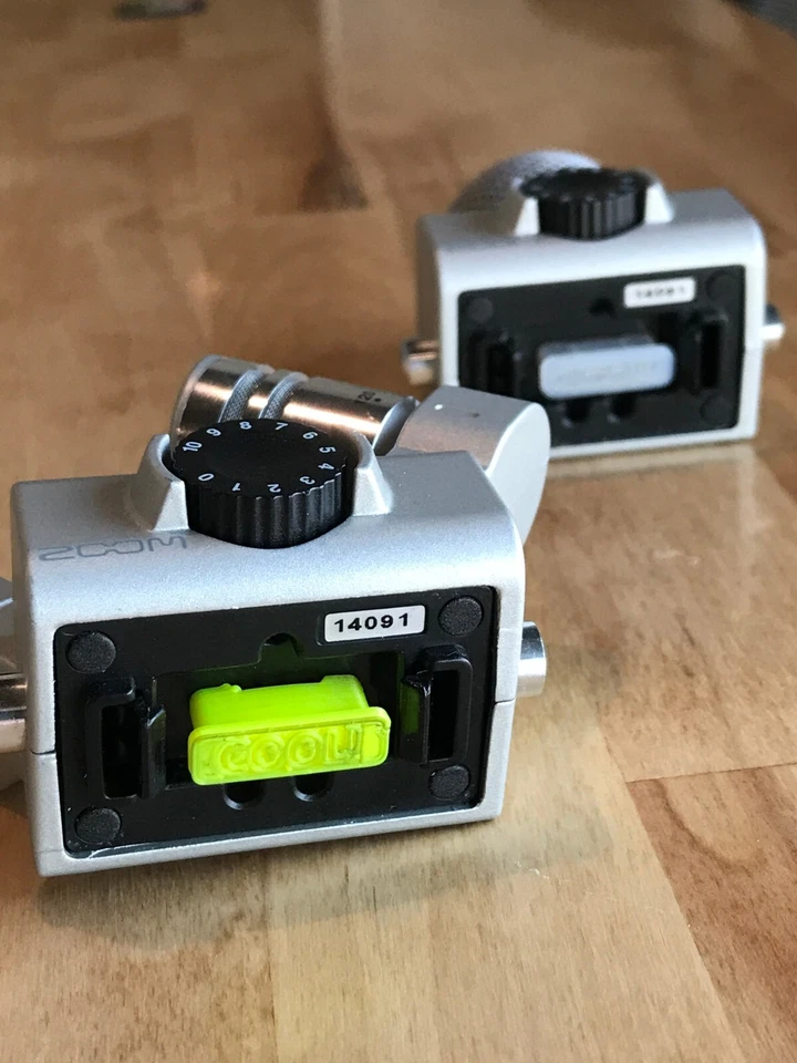 3x Cubierta de tapa de cápsula para micrófono zoom H6, H5, F1, F1-LP, F4, F8 y F8n! Foto 2 de 4