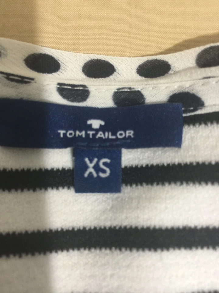 Tom Tailor Mujer Manga 3/4 Camisa Top Blusa Talla XS, 035W1T06 Foto 4 de 4