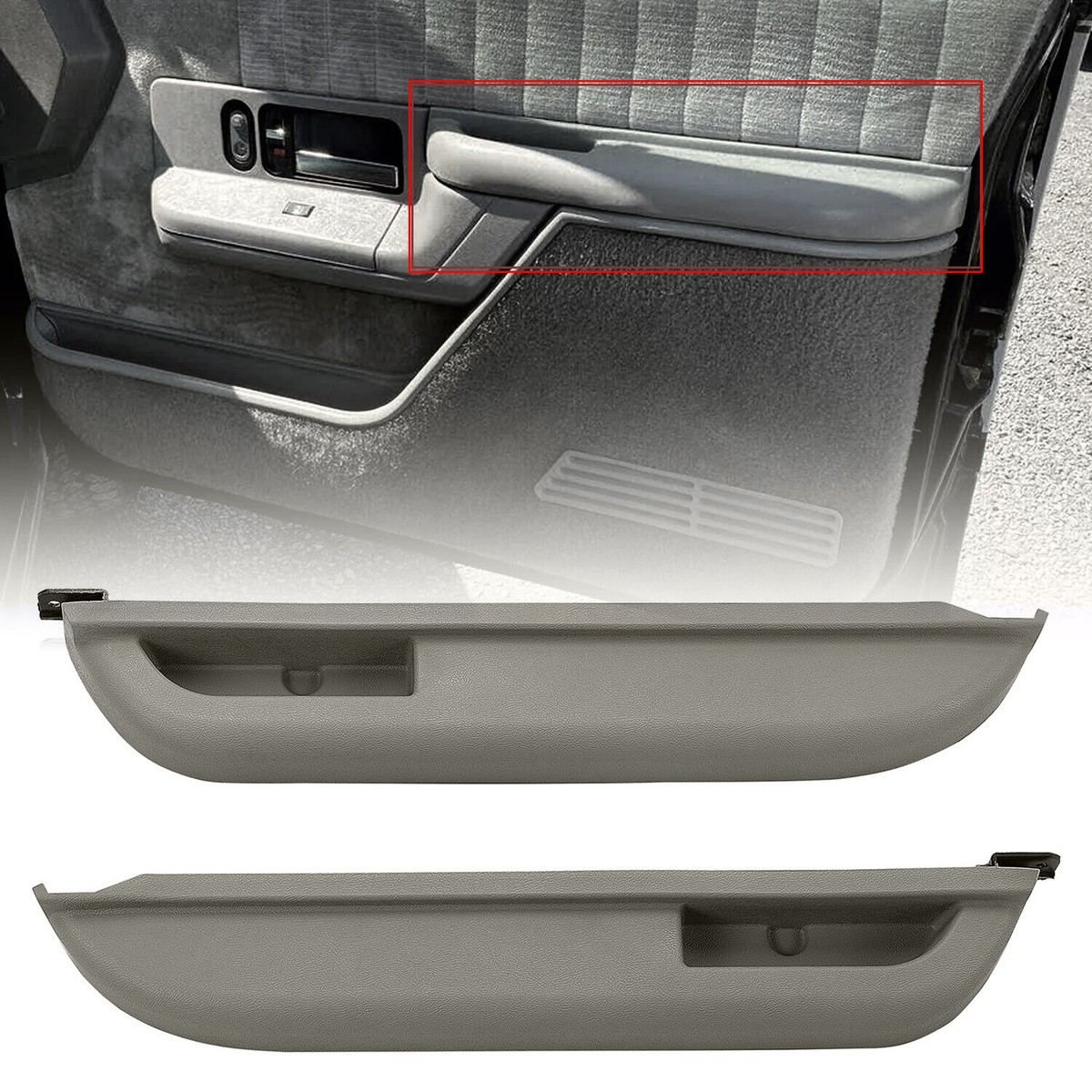 Kit Pair Set Of 2 For Chevy GMC Truck 88-94 Gray Front Left Right