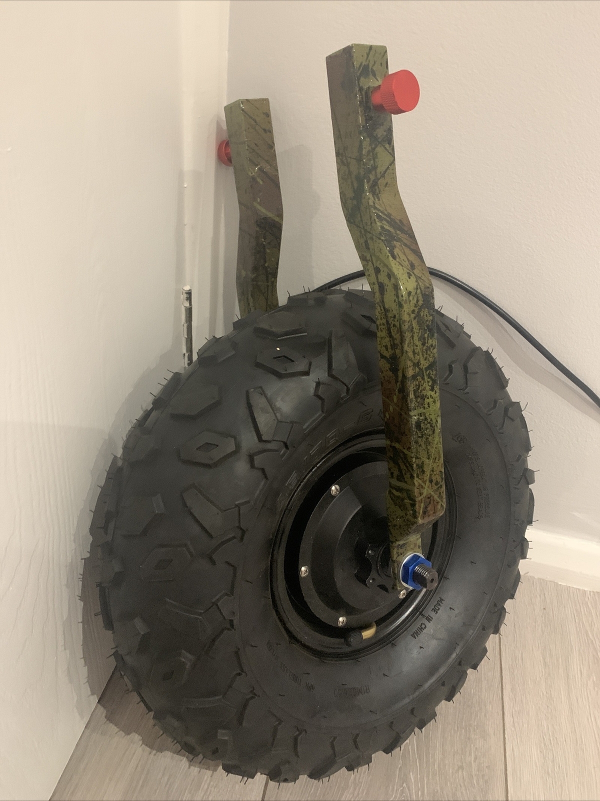 Electric Carp Barrow Conversion Wheel eBay