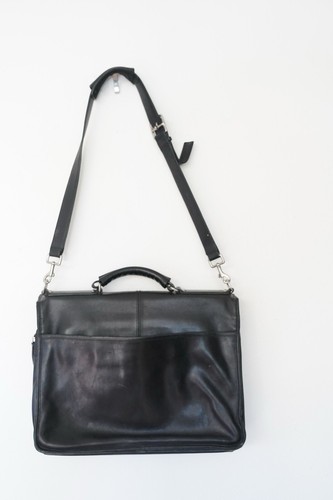 Vintage Coach Portfolio Thompson Aktentasche Aufsatz schwarz Leder Stil F06455 - Bild 8 von 17