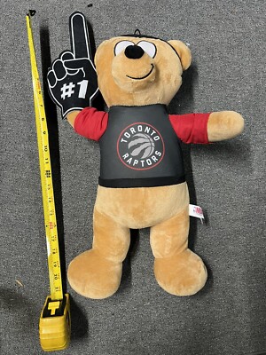 Peluche ours en peluche basketball NBA Toronto Raptors #1 fan