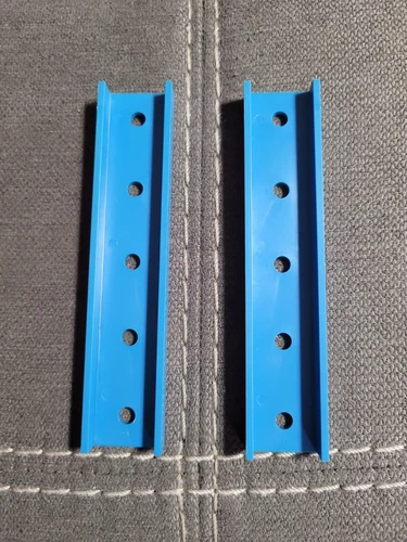 1977 Riviton 300 Master Set-Game Parts 2 Blue 5 hole Channel Stiffeners ONLY!
