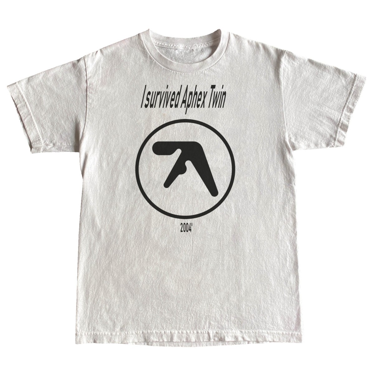 Aphex Twin ロゴ Tシャツ Bleep オフィシャル Aphex Twin - Aphex Logo Black T-Shirt. Bleep.