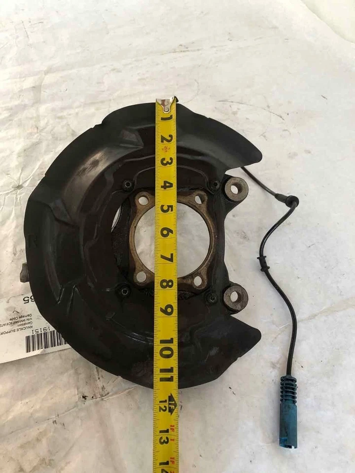 Mini Cooper 2010 husillo de dirección delantera buje de nudillos pasajero derecho derecho usado Foto 4 de 4