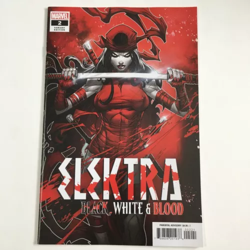Elektra Black White & Blood # 2 Jonboy Meyers Variant Marvel 2022 VF/NM Comics