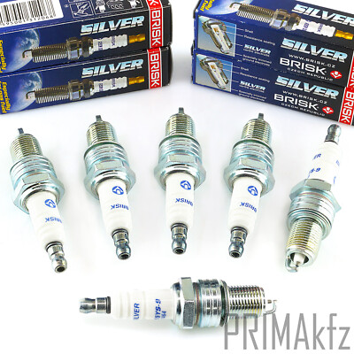 6x BRISK DR15YS 1334 Zündkerzen Benzin LPG CNG für Alfa Audi A4 BMW E46 E39
