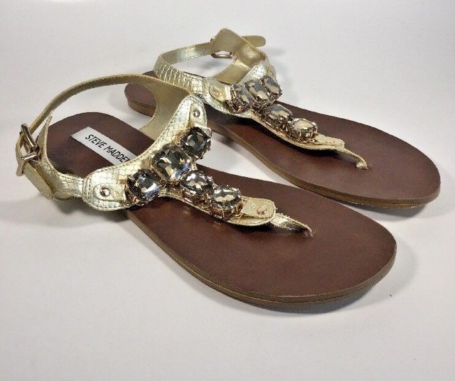 steve madden t strap sandals