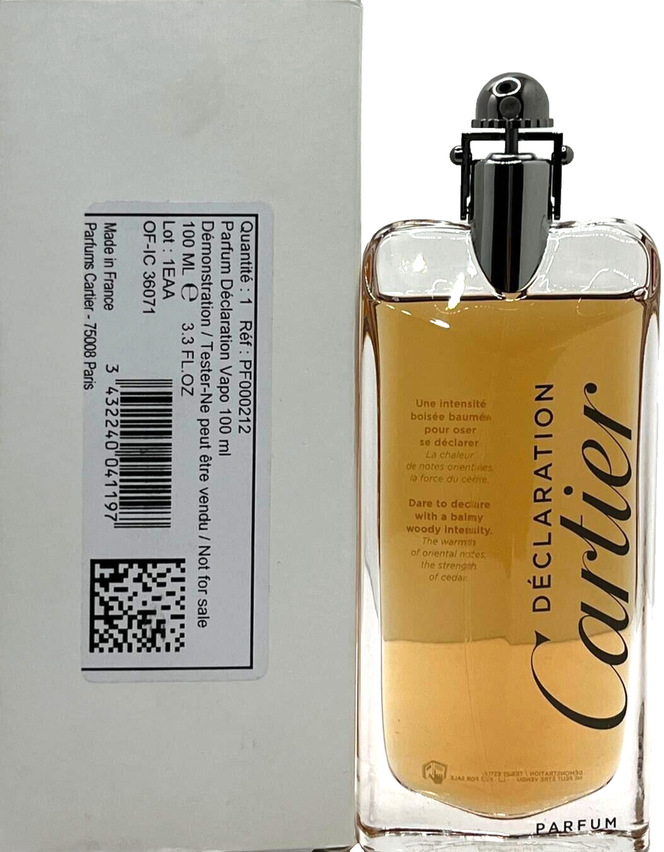 Cartier Declaration Parfum Spray For Men 3.3 Oz / 100 ml | eBay
