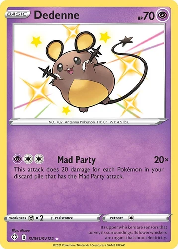 Dedenne SV051/SV122 Shining Fates: Shiny Vault