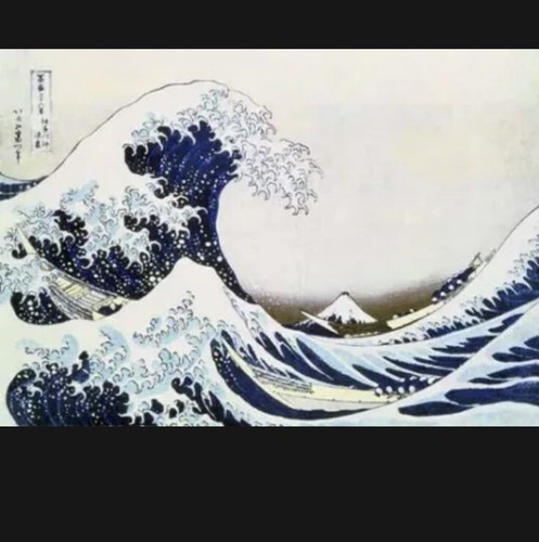 NEW RARE Trends The Great Wave JAPANESE CULTURE ANIME Art Wall Poster 34x 22.37 - Picture 2 of 2