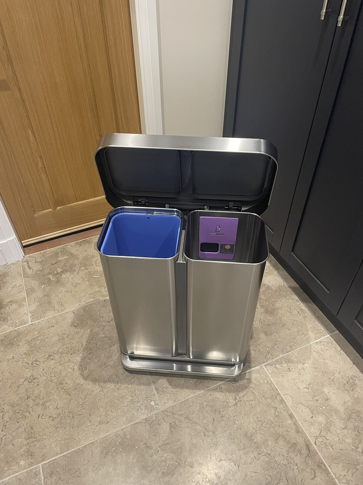 simplehuman CW2025 58L Pedal Bin 838810018126 eBay